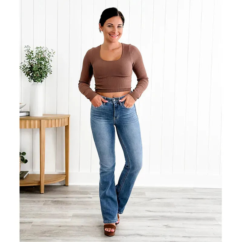 🔥2025 Hot Trend🔥Tummy Control Bootcut Jeans 🔥(Buy 2 Free Shipping)📦