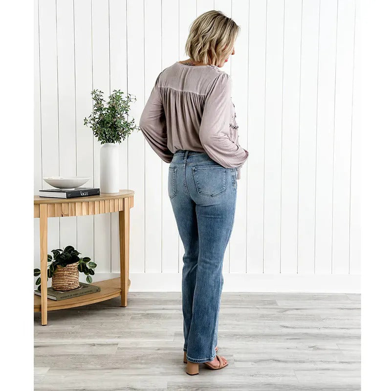 🔥2025 Hot Trend🔥Tummy Control Bootcut Jeans 🔥(Buy 2 Free Shipping)📦
