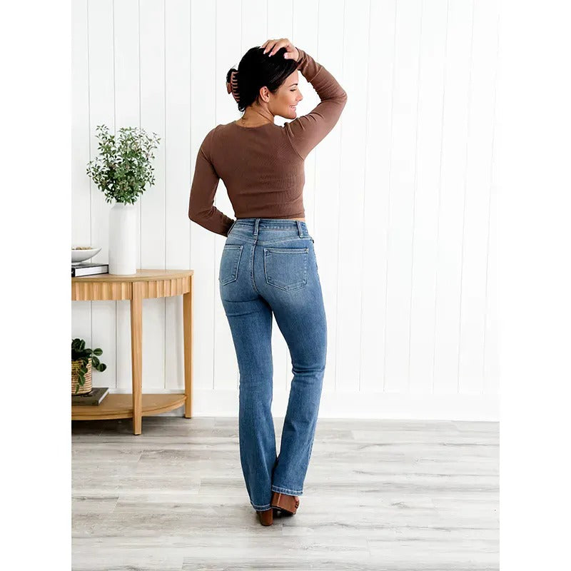 🔥2025 Hot Trend🔥Tummy Control Bootcut Jeans 🔥(Buy 2 Free Shipping)📦