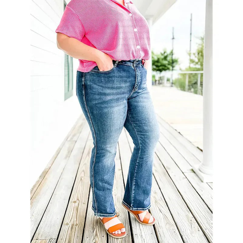 🔥2025 Hot Trend🔥Tummy Control Bootcut Jeans 🔥(Buy 2 Free Shipping)📦