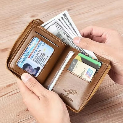 Men Wallet Zipper Purse