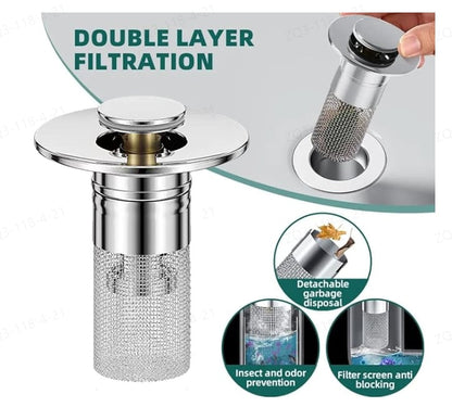 🔥Hot Summer Sale✔️Isolate odor and prevent cockroaches-Stainless Steel Floor Drain Filter (50% OFF)