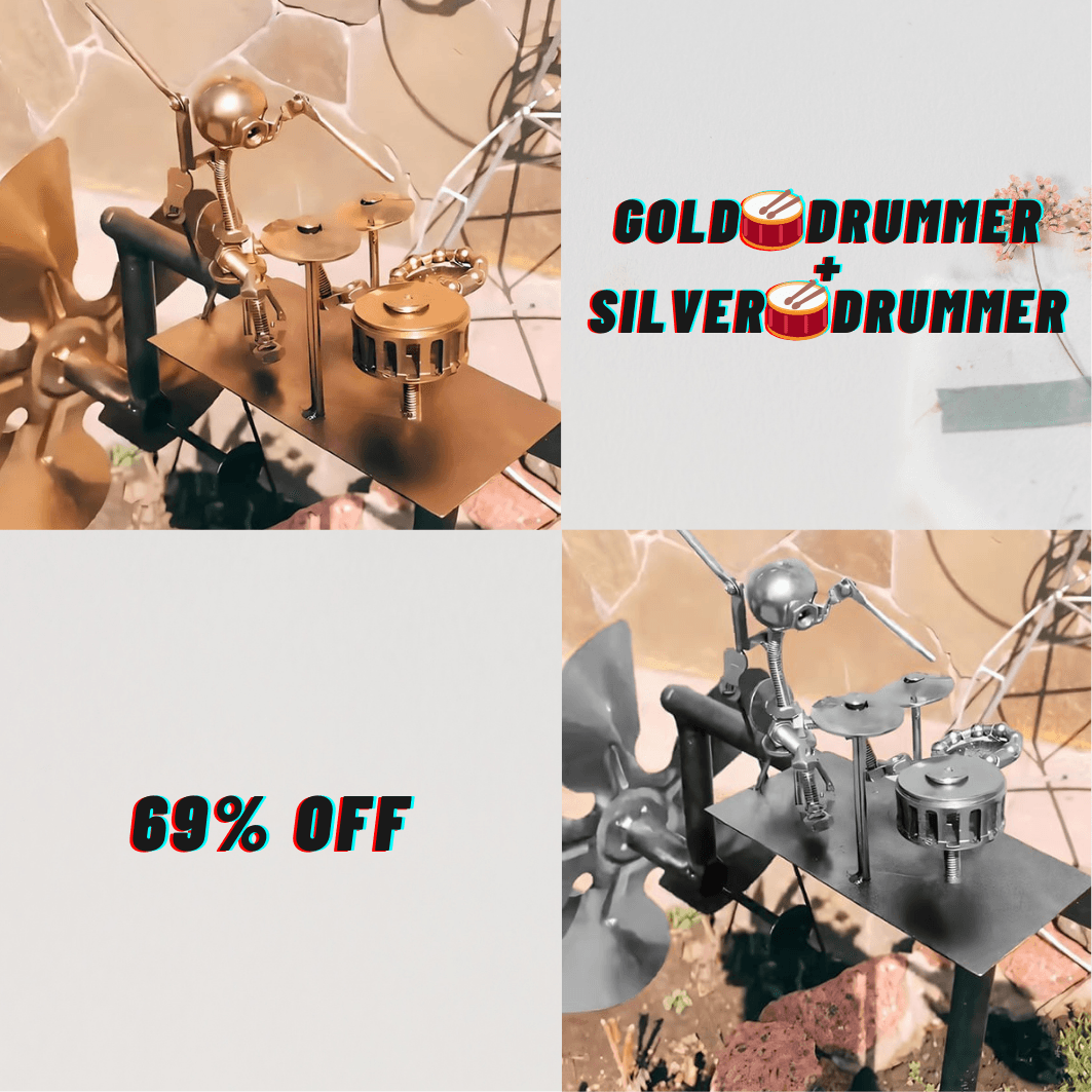 🔥Last Day 57% OFF🥁Handmade Metal Rock Band Windmill🎁