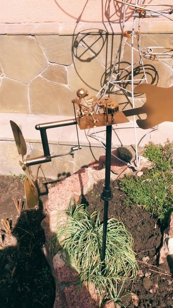 🔥Last Day 57% OFF🥁Handmade Metal Rock Band Windmill🎁