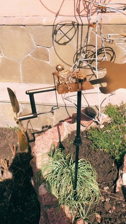 🔥Last Day 57% OFF🥁Handmade Metal Rock Band Windmill🎁