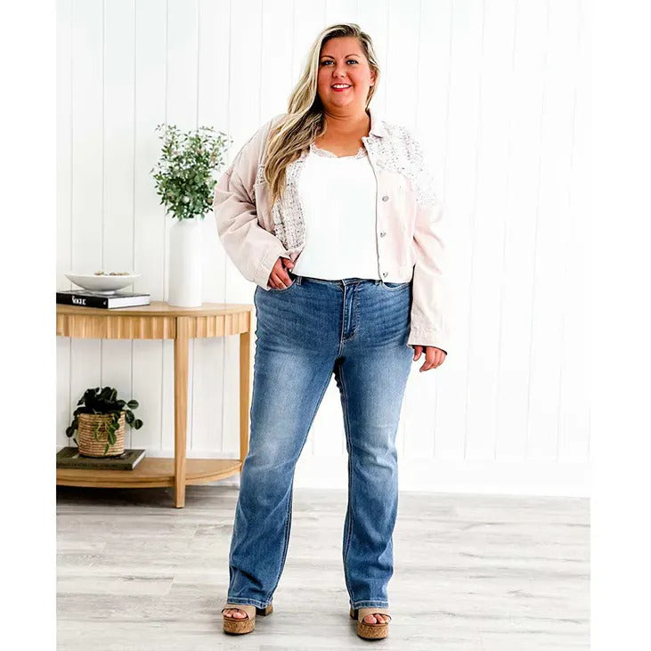 🔥2025 Hot Trend🔥Tummy Control Bootcut Jeans 🔥(Buy 2 Free Shipping)📦