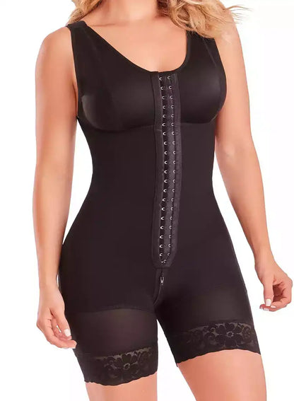 Body shaping jumpsuit bottom zipper buckle strong pressure abdomen waist hip lifting body shaping clothes